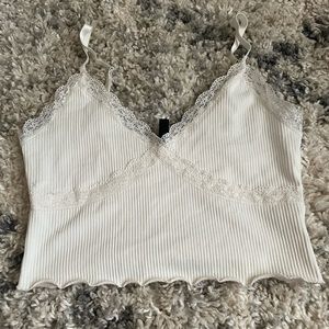 Two Cropped Cami tops H&M